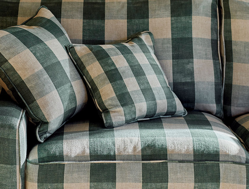 Sussex Gingham Large and Small Forest detail